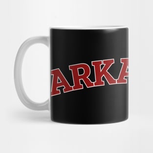 Arkansas Vintage Retro  University Style Typography Mug